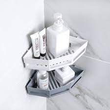 KỆ GÓC NHÀ TẮM NHÀ BẾP BẰNG NHỰA DÁN TƯỜNG - Bán Từ 2 cái